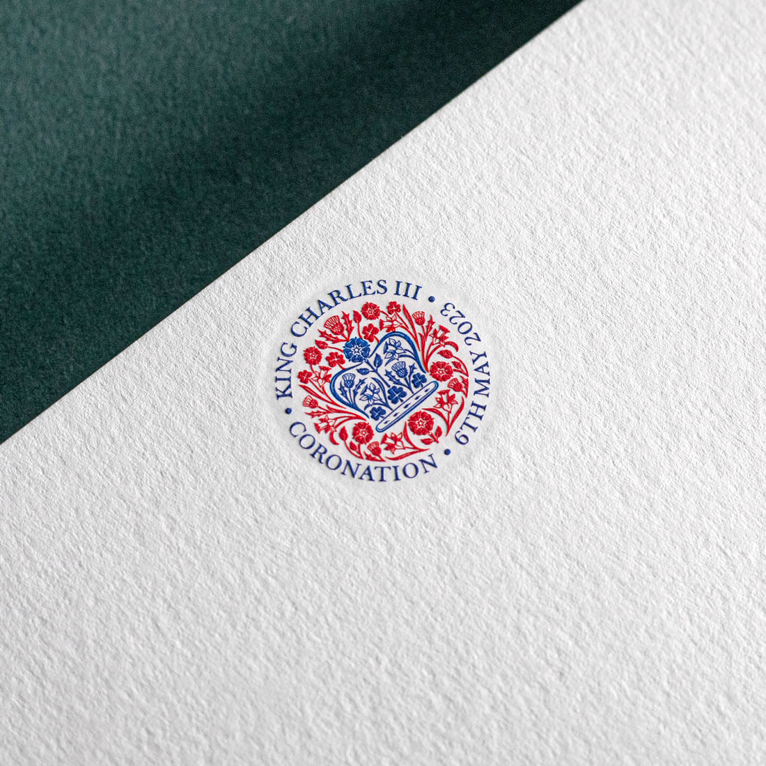 The King's Coronation Letterheads (Hand Engraved)