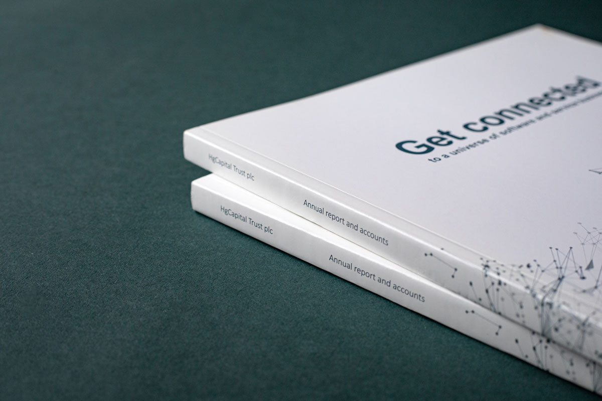a high quality annual report printed in london
