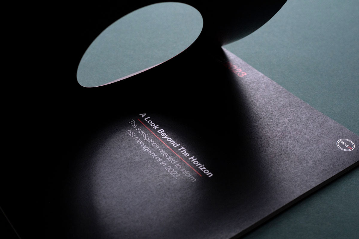 a die cut booklet printed in mayfair london