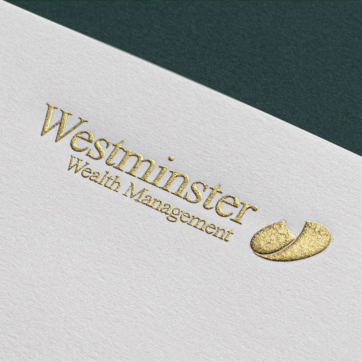 luxury headed white paper gold engraved die stamped logo stationery
