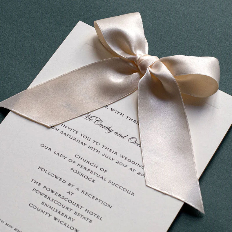 ribboning service london luxury stationery