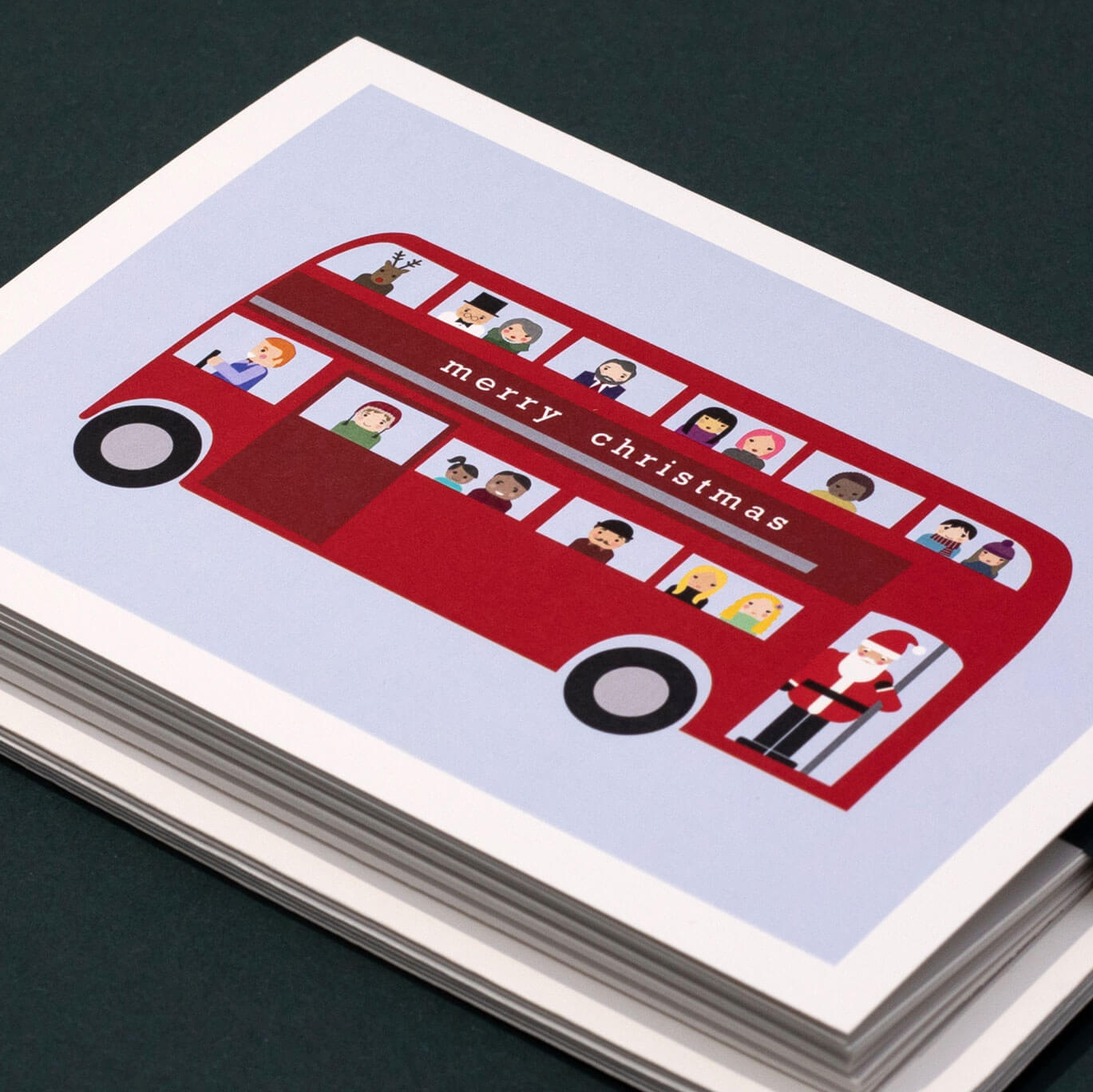 Santa Tours London Set of 12 Designs A6