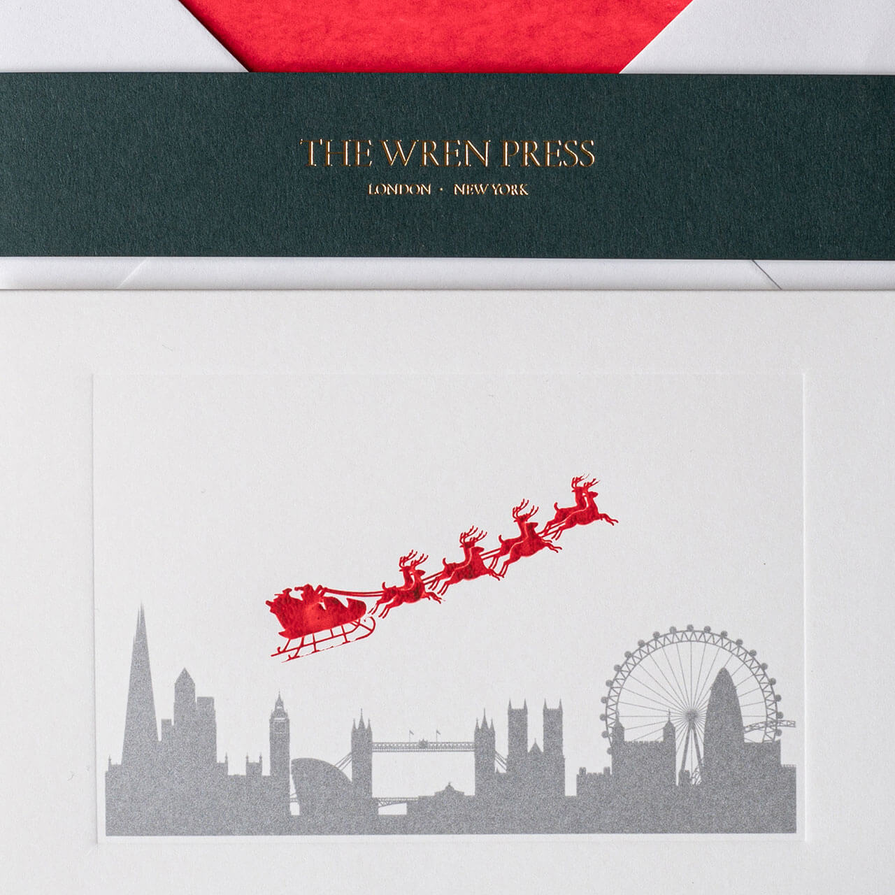 Santa over London (Pack Of 6)