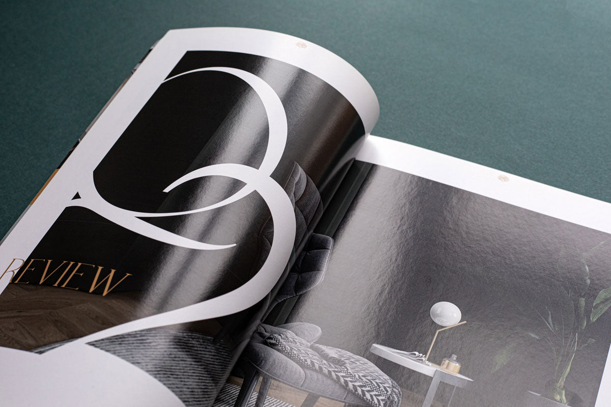 luxury brochure printing for interior designers mayfair