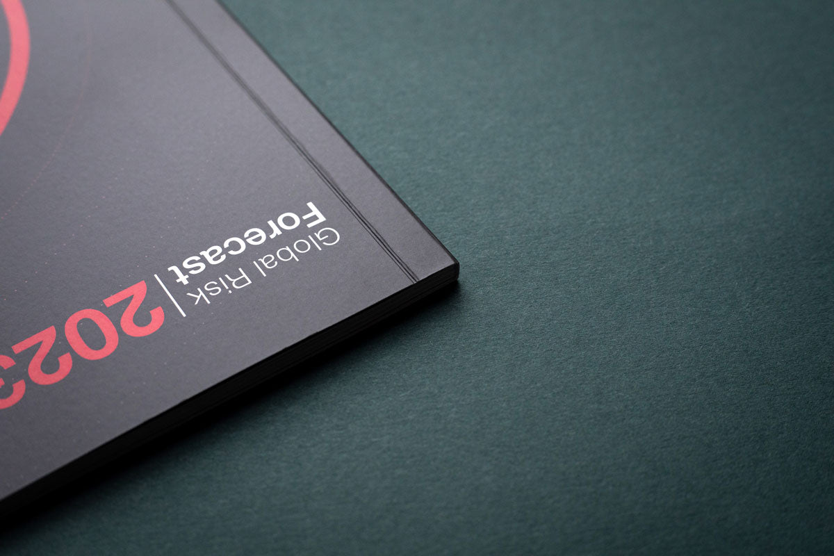 a perfect bound brochure printed in london