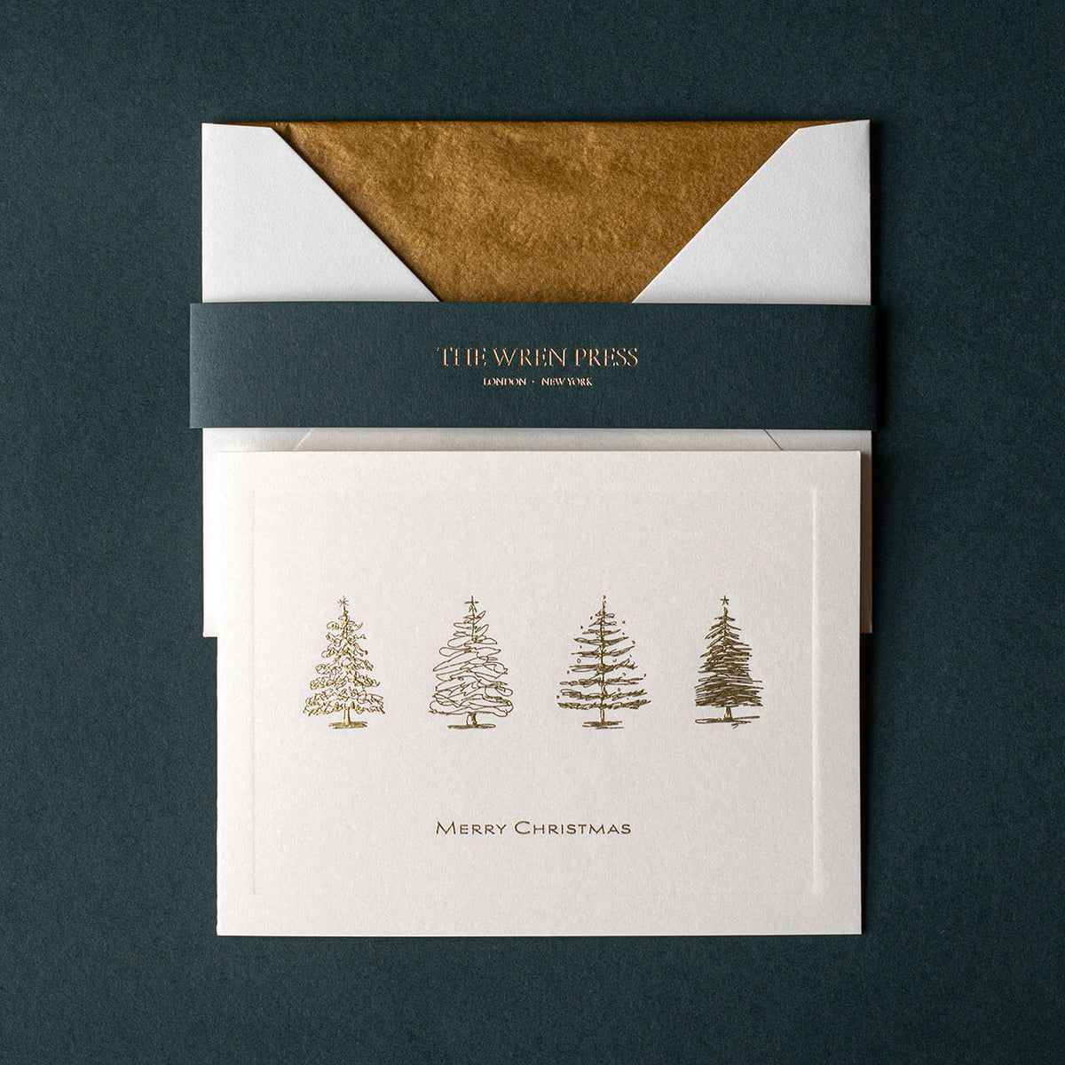 Golden Trees Engraved | The Wren Press