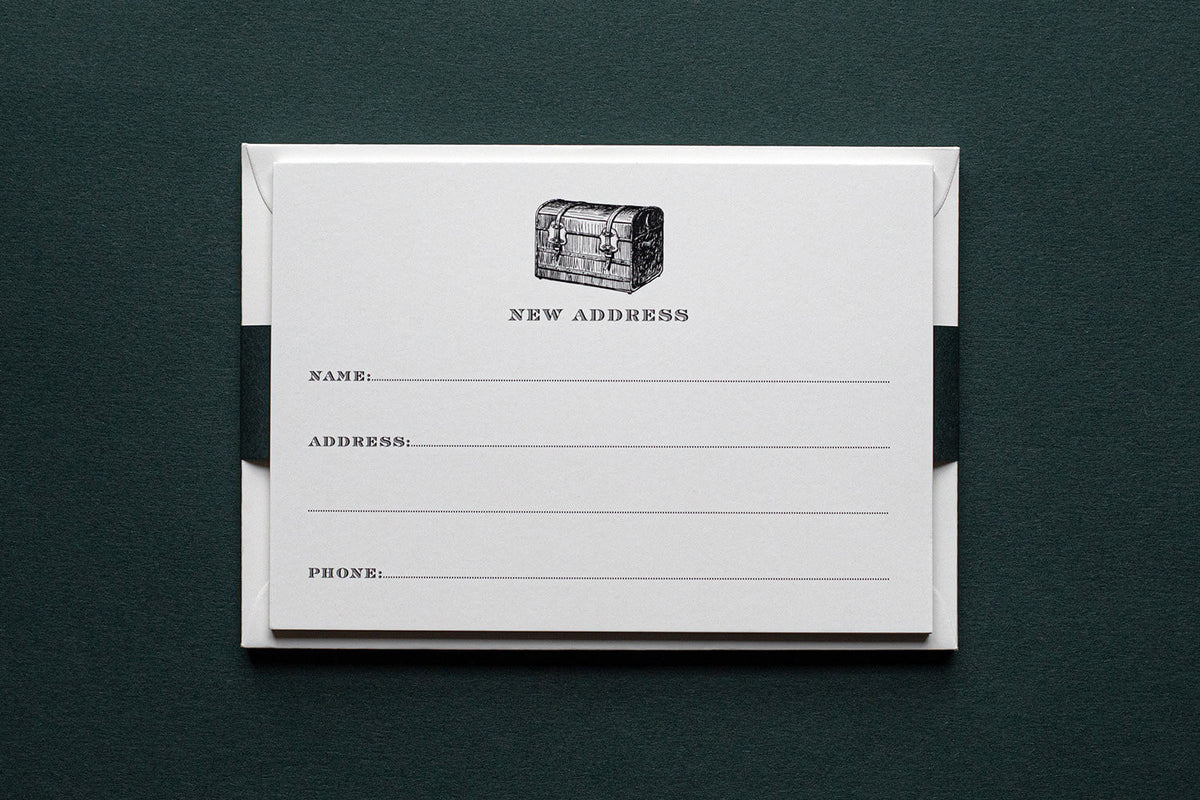 New Address Cards | The Wren Press