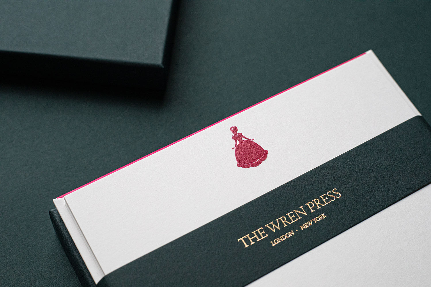 Pink Princess Correspondence Cards 6 x 4.25 inch